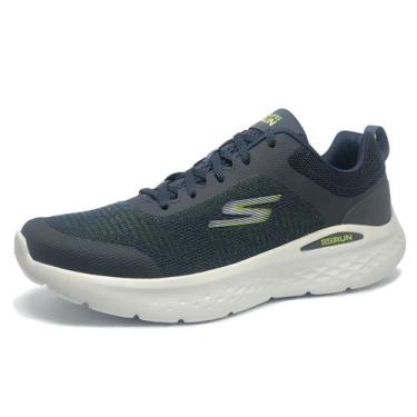 Imagem de Tenis Running Skechers Go Run Lite 220894br, Marinho, Limão, 39