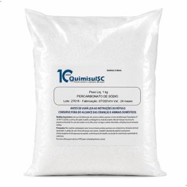 Imagem de Percarbonato de Sódio 1kg Pó Removedor de Manchas para Roupas e Lar - 