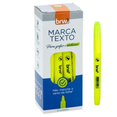 Imagem de Marcador de texto - BRW, amarelo neon