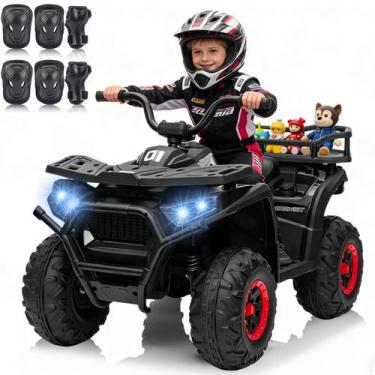 Imagem de Quadriciclo infantil BLISSRIDE 24V elétrico com LED