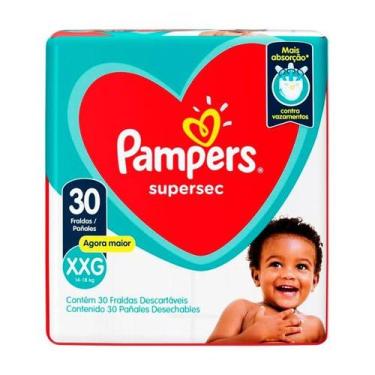 Imagem de Fralda Descartável Pampers Supersec Tamanho Xxg 30 unidades