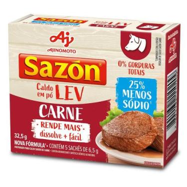 Imagem de Caldo Em Pó Sazón Lev Sabor Carne 32,5G