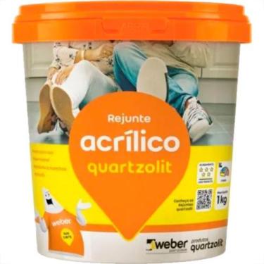 Imagem de Rejunte Quartz Acr. Branco 1Kg - QUARTZOLIT