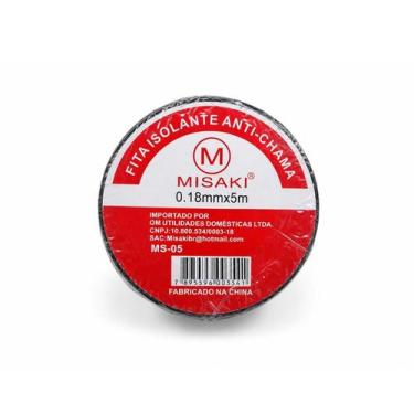 Imagem de Fita Isolante Misaki 0.18mmx5m Anti-Chama