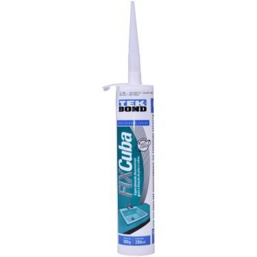 Imagem de Adesivo Pu Poliuretano Cuba Fix Alta Performance para Mármore e Granito Cinza Tekbond 380G