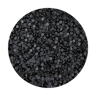 Imagem de Beadsland Cristal Hotfix Strass, pedra cortada à máquina, 100 peças/pacote (preto, 7 mm)