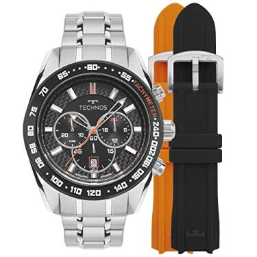 Imagem de Relógio Technos Masculino Ts Carbon Prata - JS25BAU/T1P