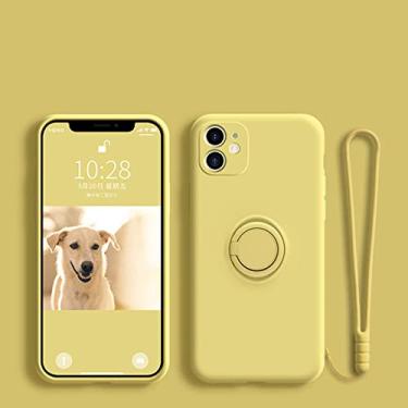 Imagem de Capa de telefone anti-queda de silicone líquido para Samsung Galaxy M31S M51 M62 para Note10 20 S10 S10E S20 FE Lite Plus Ultra Cover, amarelo, para SM S10 PLUS