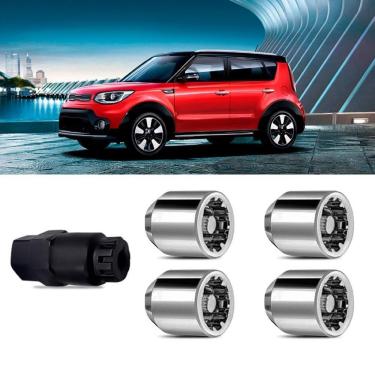 Imagem de Porca Antifurto Roubo Rodas Carros Kia