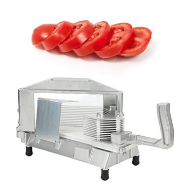 Imagem de cortador de fatias manual de aço inoxidável,Cortador de legumes, picador de batata e cortador de legumes para cebola veg alho salada de batata cortador de fatias(Slice thickness 4.7mm)