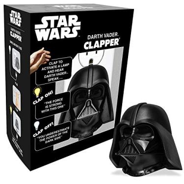 Imagem de Clapper Interruptor de luz liga/desliga ativado por som Star Wars Darth Vader sem fio, detecção de palmas, perfeito para cozinha/quarto/TV/eletrodomésticos, plugue de parede de 120 V, casa inteligente