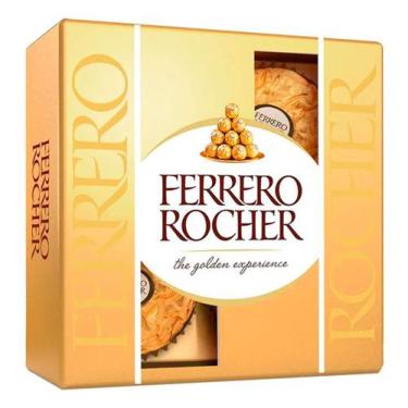 Imagem de Bombom Ferrero Rocher 4 Unidades