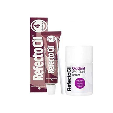 Imagem de Kit Refectocil 1 Tinta + 1 Oxidante Creme N° 4 Acaju