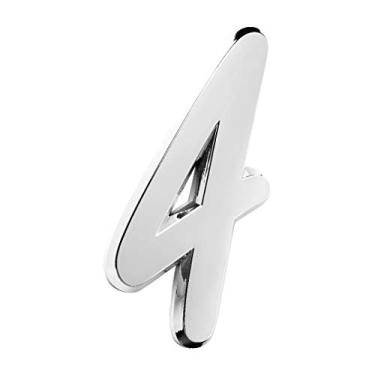 Imagem de Número Residencial Para Casa 4 Espelhado 3D 22cm