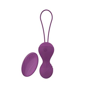 Imagem de Vibrador Controle remoto Kegel Bola Recarregável Silicone 10 Velocidades Ponto G Brinquedos Eróticos (Roxo)