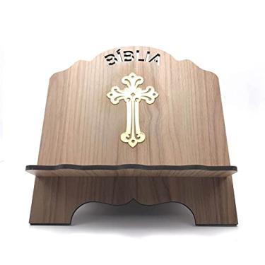 Imagem de Porta Bíblia De Madeira Mdf Com Crucifixo Em Acrílico