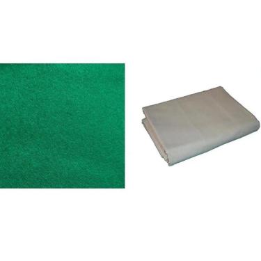 Imagem de 4 M Tecido 100% Lã Verde + 3 M Forro Algodãozinho Sinuca