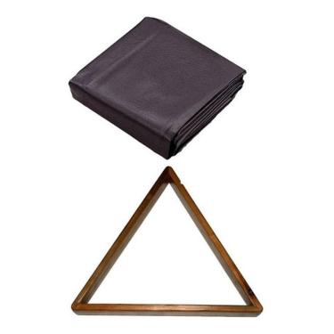 Imagem de Capa Profissional Mesa 3,10x1,68m + Triangulo Sinuca Bilhar