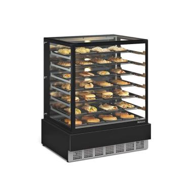 Imagem de Vitrine Estufa para Salgados 100 cm Preto 127V Gelopar MGEE-100