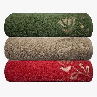 Imagem de Kit 3 Toalhas Banho Gigante Banhão Luxo - 500g/m2 - Super Macia (Kit 2)