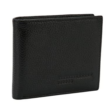 Imagem de Carteira masculina dobrável incomparável com um visual vertical elegante e estilo compacto - perfeita para mini bolsas - possui compartimentos para cartões, uma bolsa de moedas, acabamento