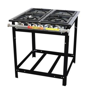 Imagem de Fogão Gás Extra 4 Bocas (2 Duplas) Com Espera Para Forno E4d2e - Venâncio