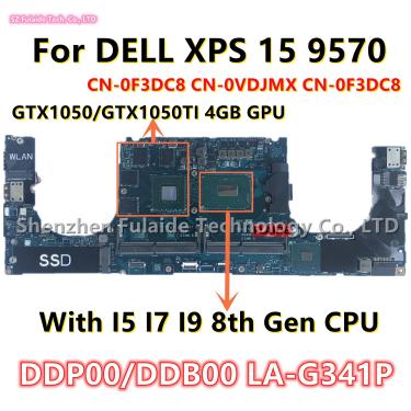 Imagem de Laptop Motherboard para Dell  XPS 9570  Precisão 5530  Laptop  I5-8300H  I7-8750H  I9-8950HK  CPU