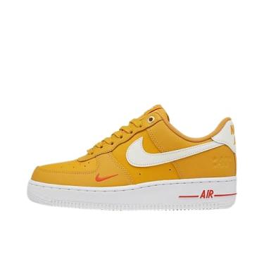 Imagem de Nike Sapatos de Basquetebol de Cano Alto para Homem, Ocrre amarelo/branco vela/laranja, 11.5
