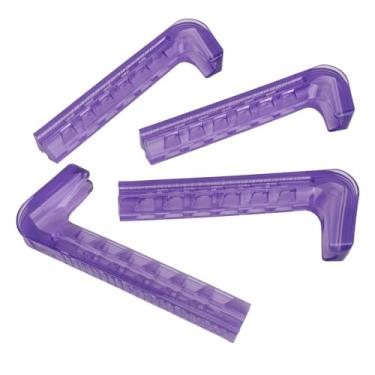 Imagem de Protetores de Patins de Gelo, Capas de Patins, Instalação Segura Ajustável para Esportes (Roxo profundo)