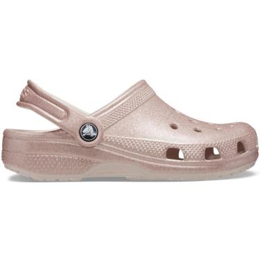 Imagem de Infantil - Sandália crocs classic clog glitter juvenil quartz glitter Bege  menina