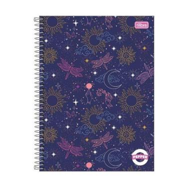 Imagem de Caderno Univ. 10 Mat. 160Fls Pepper Fem. Capa 5 - Tilibra