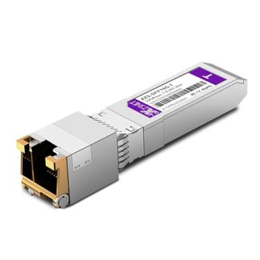 Imagem de Transceptor SFP+ 10GBASE-T, 1.25/2.5/5/10G SFP+ para RJ45, 10Gb Copper SFP+ para Módulo Ethernet para Cisco SFP-10G-T-S, Ubiquiti UniFi UF-RJ45-10G, Mikrotik, Meraki, Netgear, D-Link e mais, 1 pacote