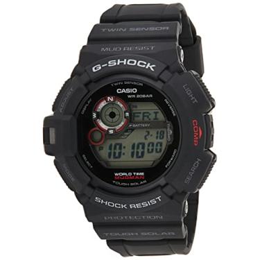 Imagem de Casio Relógio masculino com mostrador digital G Shock Mudman - G9300-1 [Relógio] Casio, Preto, Digital, movimento de quartzo