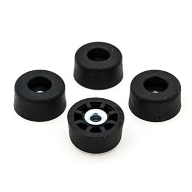 Imagem de Pára-choques de borracha redondos grandes e altos - 0,625 HX 1.250 D - Fabricado nos EUA - Resistente, Não Marcante, Perfeito para Móveis, Mesas, Cadeiras, Mesas, Bancos, Sofás, Baús, Outros Itens Grandes.