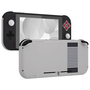Imagem de eXtremeRate Classic NES Style DIY Capa de substituição para Nintendo Switch Lite, NSL Caixa de controle portátil com protetor de tela, capa personalizada para Nintendo Switch Lite