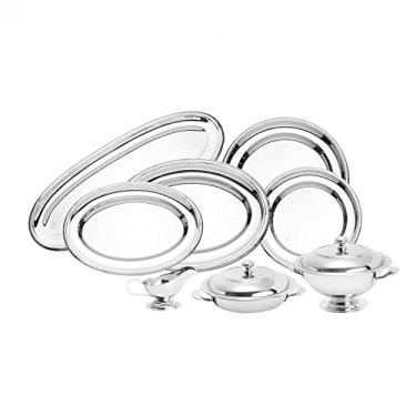 Imagem de CJ 8PC BAIXELA DE AÇO INOX CROISÉ MÔNACO