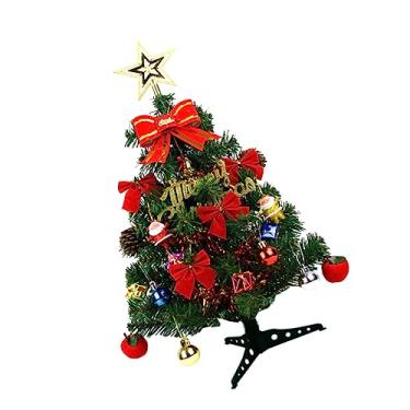 Imagem de Luxshiny enfeites de árvore de natal arvores de natal árvore natal árvore de mesa de natal decoração de lareira decorações para árvores de natal ornamento decoração da árvore de natal mini