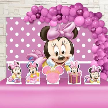 Imagem de Kit Decoração Festa de Aniversário Infantil Minnie Baby
