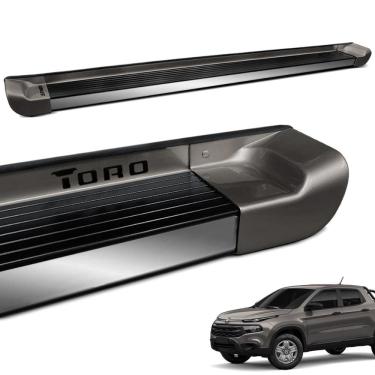 Imagem de Estribo Lateral Toro 2016 a 2024 Cinza Antique Personalizado