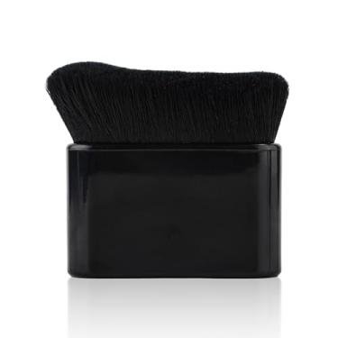 Imagem de Escova autobronzeadora, aplicadora autobronzeadora, base para maquiagem corporal, pincel autobronzeador para spray facial (preto)