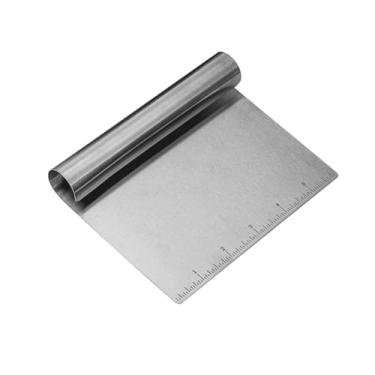 Imagem de Espátula em Aço Inox Multiuso Para Raspar, Cortar, Organizar e Dividir Massas
