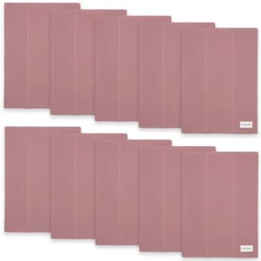 Imagem de Comfy Cubs Conjunto de panos para arrotar bebês (pacote com 10) - grande, 6 camadas, ultra absorvente, 100% algodão para bebês cuspir, babar e bagunçar - presentes de bebê recém-nascidos macios,