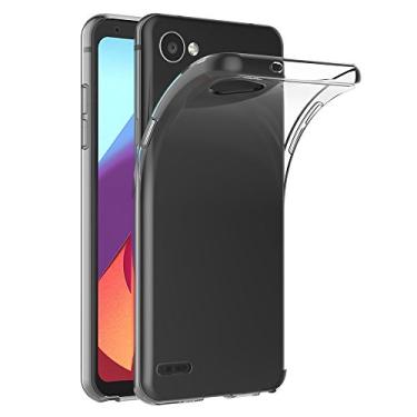 Imagem de Capa para LG Q6 / LG Q6 Plus/LG Q6 Mini (5,5 polegadas) MaiJin Capa Traseira Transparente de Gel de Borracha TPU Macio