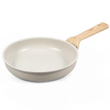 Imagem de Frigideiras antiaderentes, utensílios de cozinha, frigideira para bife, ovos, utensílios de cozinha, panela para fogão de indução a gás, 10,2 polegadas