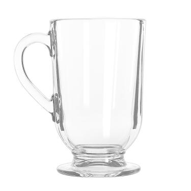 Imagem de Caneca De Cappuccino Vidro Berlim Taça Café Transparente 325ml Em Casa Tem