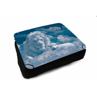 Imagem de Almofada Bandeja para Notebook Laptop Leão e Cordeiro - Deluzz
