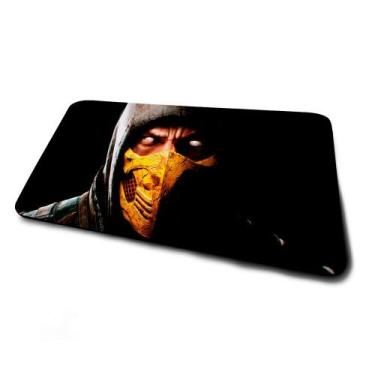 Imagem de Mouse Pad Gamer Mortal Kombat Scorpion Mascara - Império da Impressão,