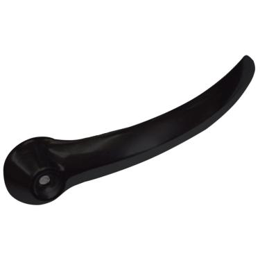 Imagem de Maçaneta Interna Porta Meio Salão Metal Preta Kombi Até 1997 [F103]