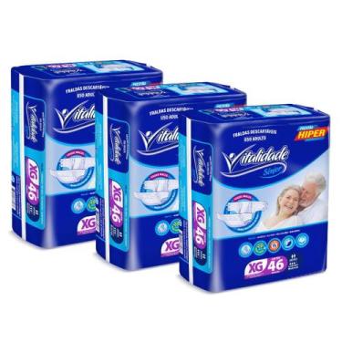 Imagem de Kit 3 Fralda Geriátrica Estilo Care Noturna XG Atacado Revenda