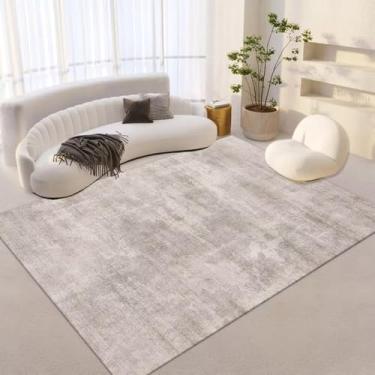 Imagem de Tapete cinza para casa, sofá, cadeira, área, tapetes, tamanho grande, 200x300, carpetes para sala de estar, quarto, sala de estar, tapete macio, flanela, 4.200x250 cm, 78,7x98 pol.